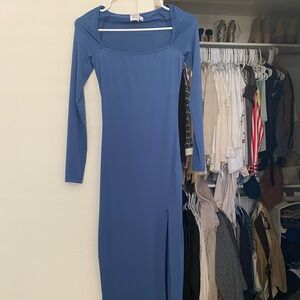 Princess Polly Slate Blue Blouse